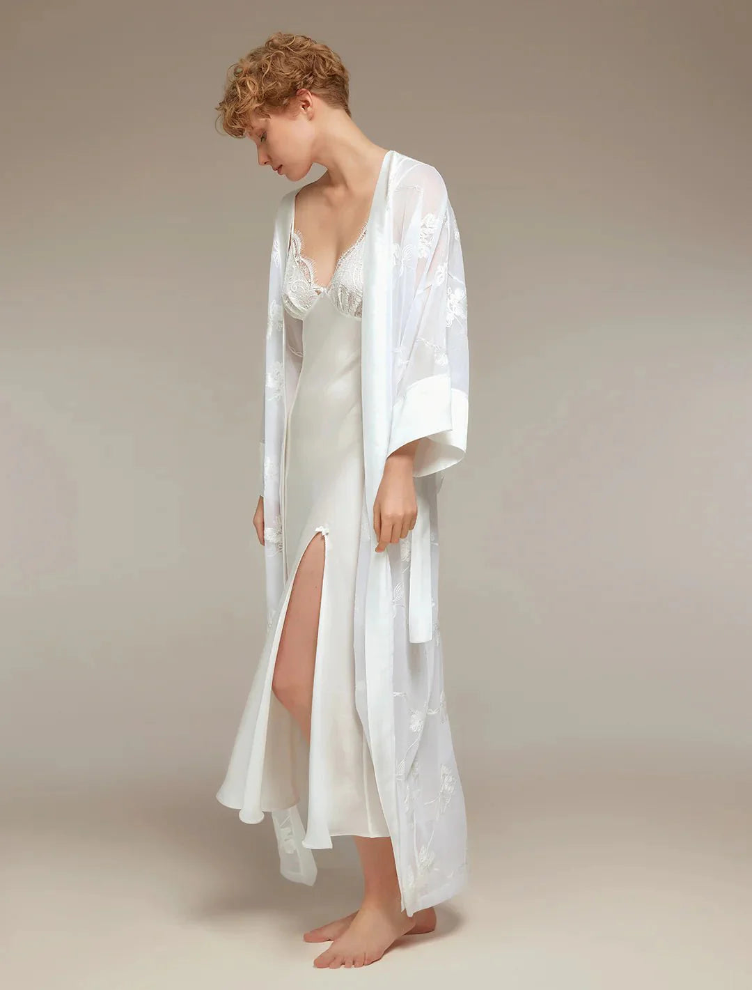 Belle Bonjour six-piece bridal trousseau in ivory