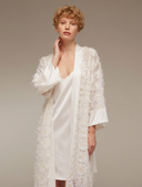 Ivory kimono robe detail — 1634-N · Belle Bonjour UAE
