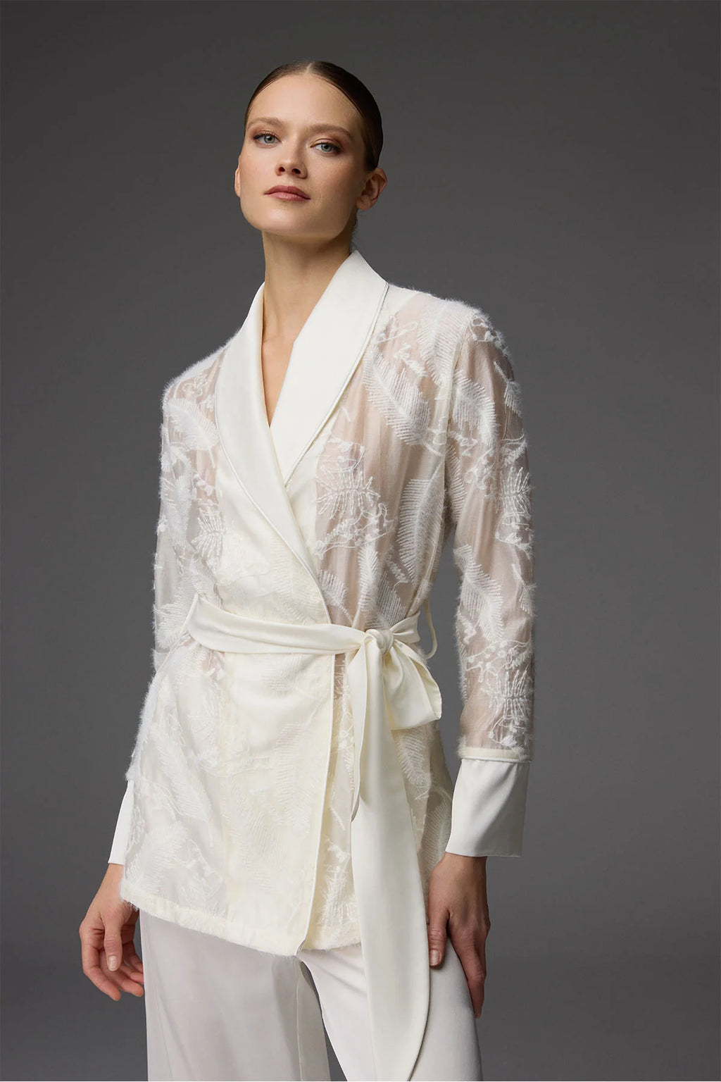 BM-1831 – Embroidered Tencel Fabric 6-Piece Bridal Set