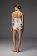 Ivory Tencel Embroidered Bridal Lingerie BM-1831 – Honeymoon Set View | Belle Bonjour UAE