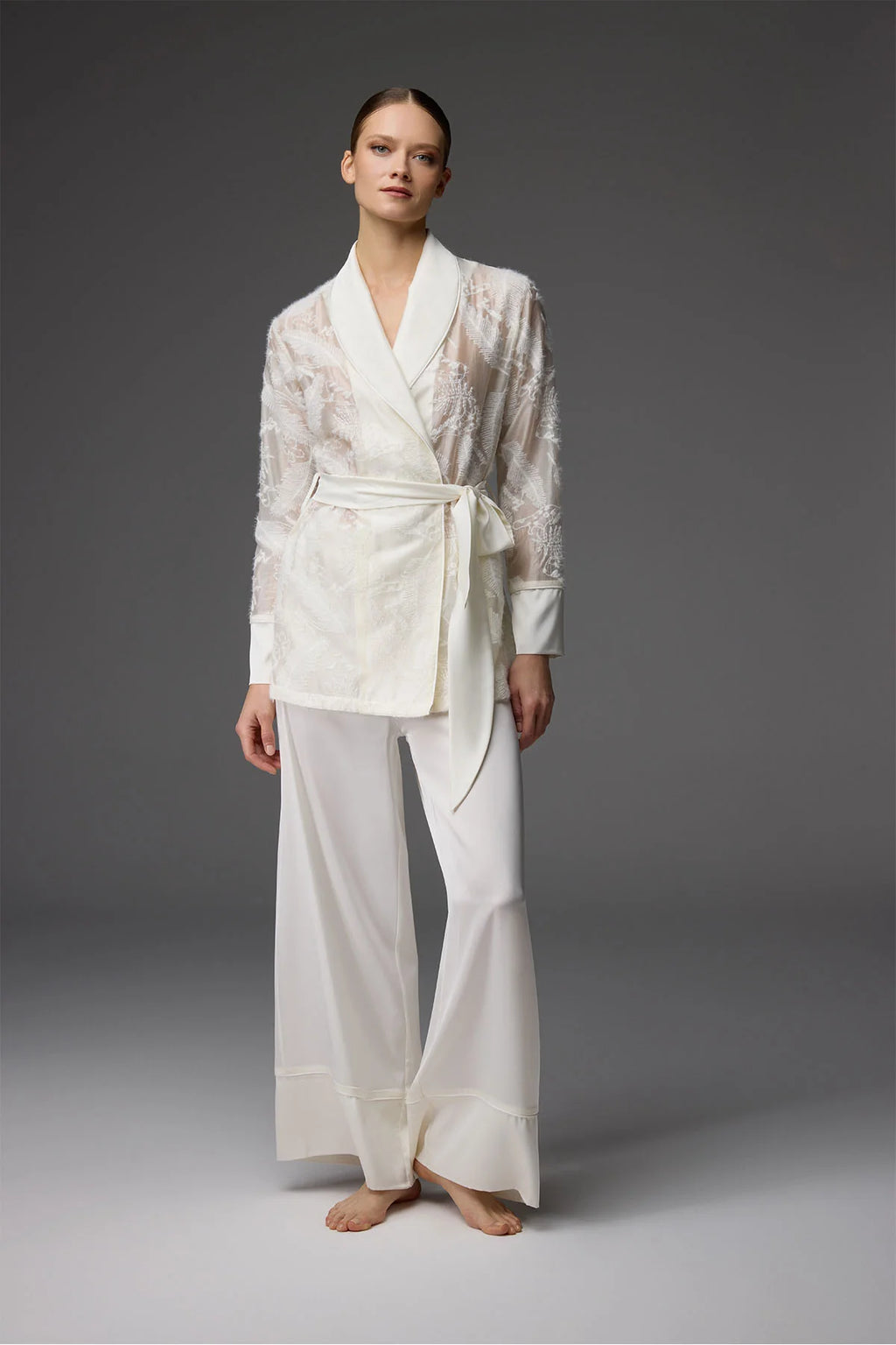 BM-1831 – Embroidered Tencel Fabric 6-Piece Bridal Set