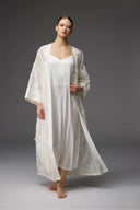 Ivory Tencel Embroidered Bridal Set BM-1831 – Embroidery Detail | Belle Bonjour UAE