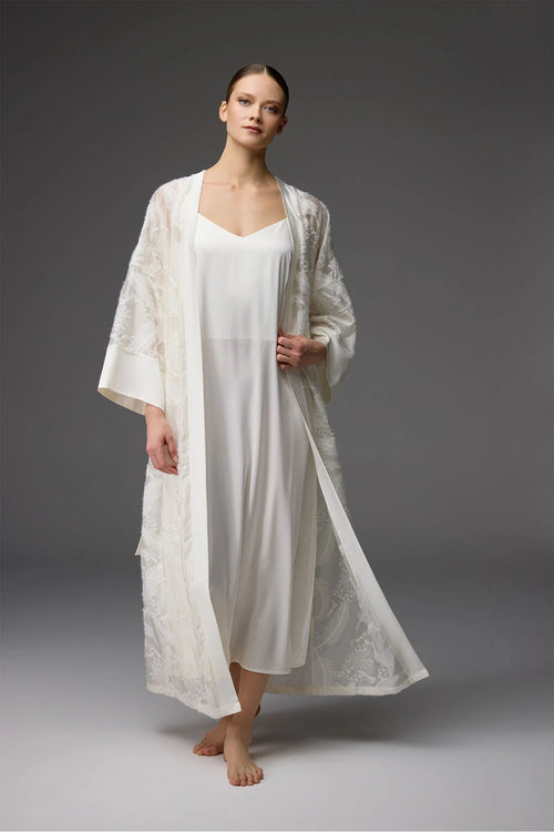 Ivory Tencel Embroidered Bridal Set BM-1831 – Embroidery Detail | Belle Bonjour UAE