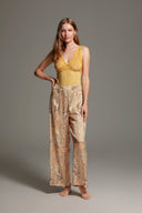 Amber Crepe-Velvet 3-Piece Set 1406 – Styling and Drape View | Belle Bonjour UAE