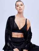 Noir All-Black 3-Piece Set 1621 – Fabric and Styling Detail | Belle Bonjour UAE