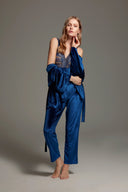 Cobalt Velvet 3-Piece Set 1411 – Styling View | Belle Bonjour UAE