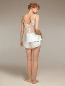 Ivory Bestseller Bridal Set 1354 – Lace Hem Close-Up | Belle Bonjour UAE