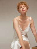 Ivory Bestseller Bridal Set 1354 – Camisole and Shorts Detail | Belle Bonjour UAE