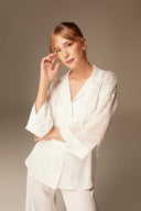 Ivory Bridal Set 1531 – Camisole and Shorts Detail | Belle Bonjour UAE