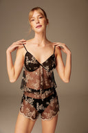 Noir Bridal Set 1533 – Robe and Nightgown Styling | Belle Bonjour UAE