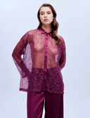 Plum Bridal Set 1635 – Robe and Nightgown Styling | Belle Bonjour UAE
