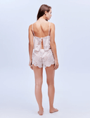 Blush Lace Bridal Set 1636 – Robe Styling View | Belle Bonjour UAE