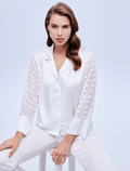 Cream Bridal Set 1637 – Satin Texture Detail | Belle Bonjour UAE