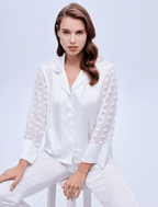Cream Bridal Set 1637 – Satin Texture Detail | Belle Bonjour UAE