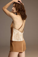 BM-1959 – Caramel Embroidered Tulle Bridal Set (6-Piece)