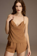 BM-1959 – Caramel Embroidered Tulle Bridal Set (6-Piece)