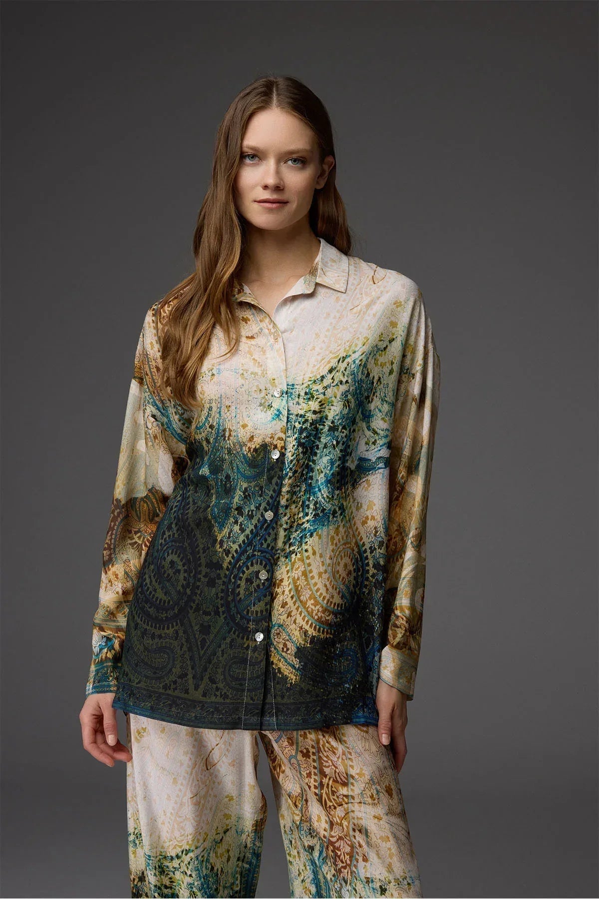 BM-1835 Viscose Pajama — detail | Belle Bonjour