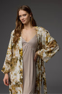 BM-1844 Viscose Nightgown & Robe — side view | Belle Bonjour