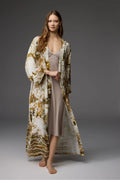 Lace-Trim Nightgown & Robe Set BM-1844 | Belle Bonjour UAE