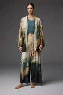 Viscose 3-Piece Set BM-1834 — Robe, Bustier & Trousers | Belle Bonjour UAE