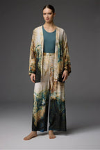 Viscose 3-Piece Set BM-1834 — Robe, Bustier & Trousers | Belle Bonjour UAE