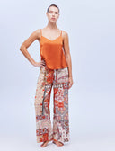 Amber Botanical Pajama 1627 – Print and Fabric Detail | Belle Bonjour UAE