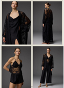 Luxury Noir Lace Nightwear Collection BM-1824 BM-1825 BM-1826 – Three-Set Overview | Belle Bonjour UAE