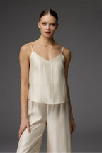 Jacquard Robe, Bustier, and Trousers 3-Piece Set BM-1821