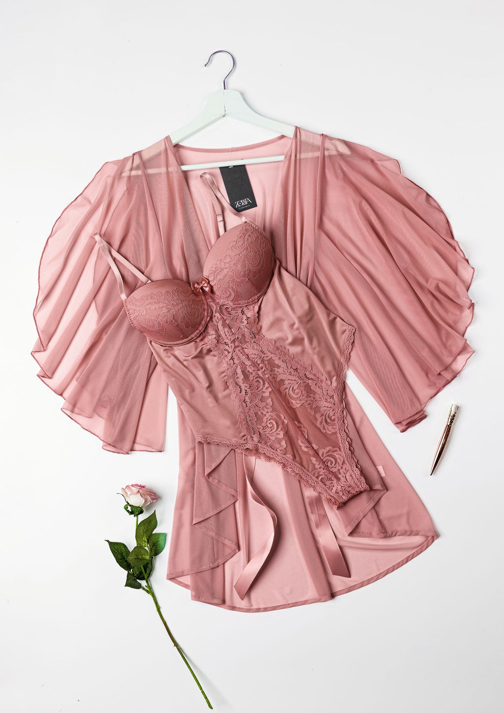 TEDDY ROBE SET 6077