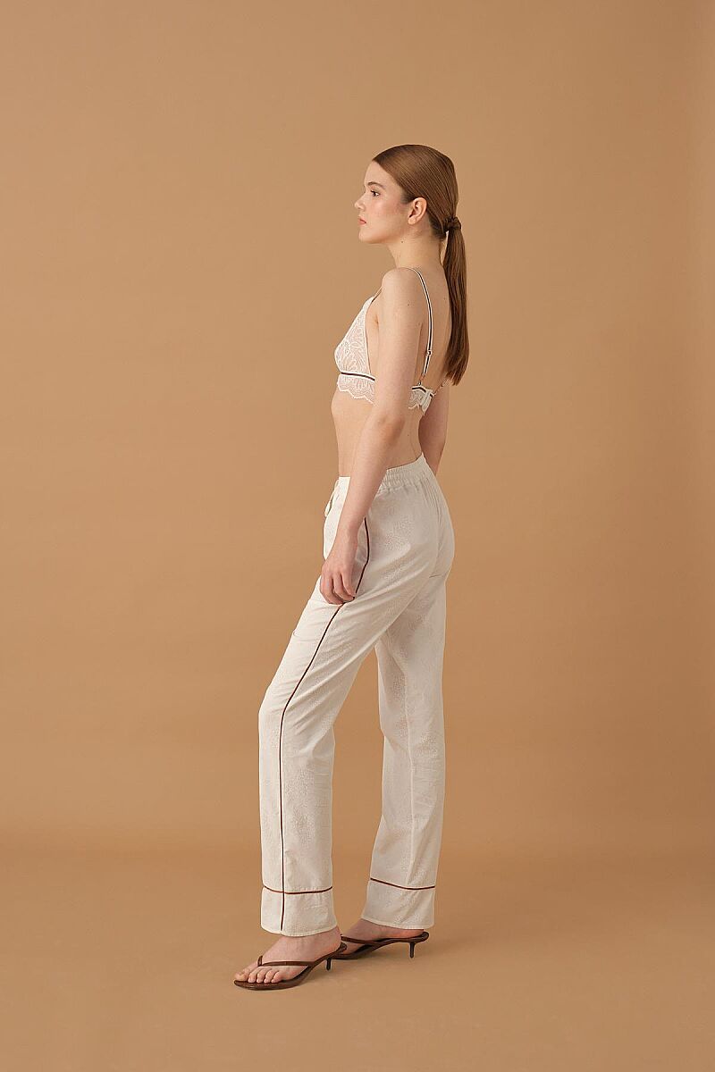 KYLIE printed viscose pyjama set – Ivory (6)