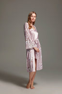 Lilac Floral Bridal Set 1426 – Camisole Detail | Belle Bonjour UAE