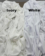 Ivory pearl kimono robe styling