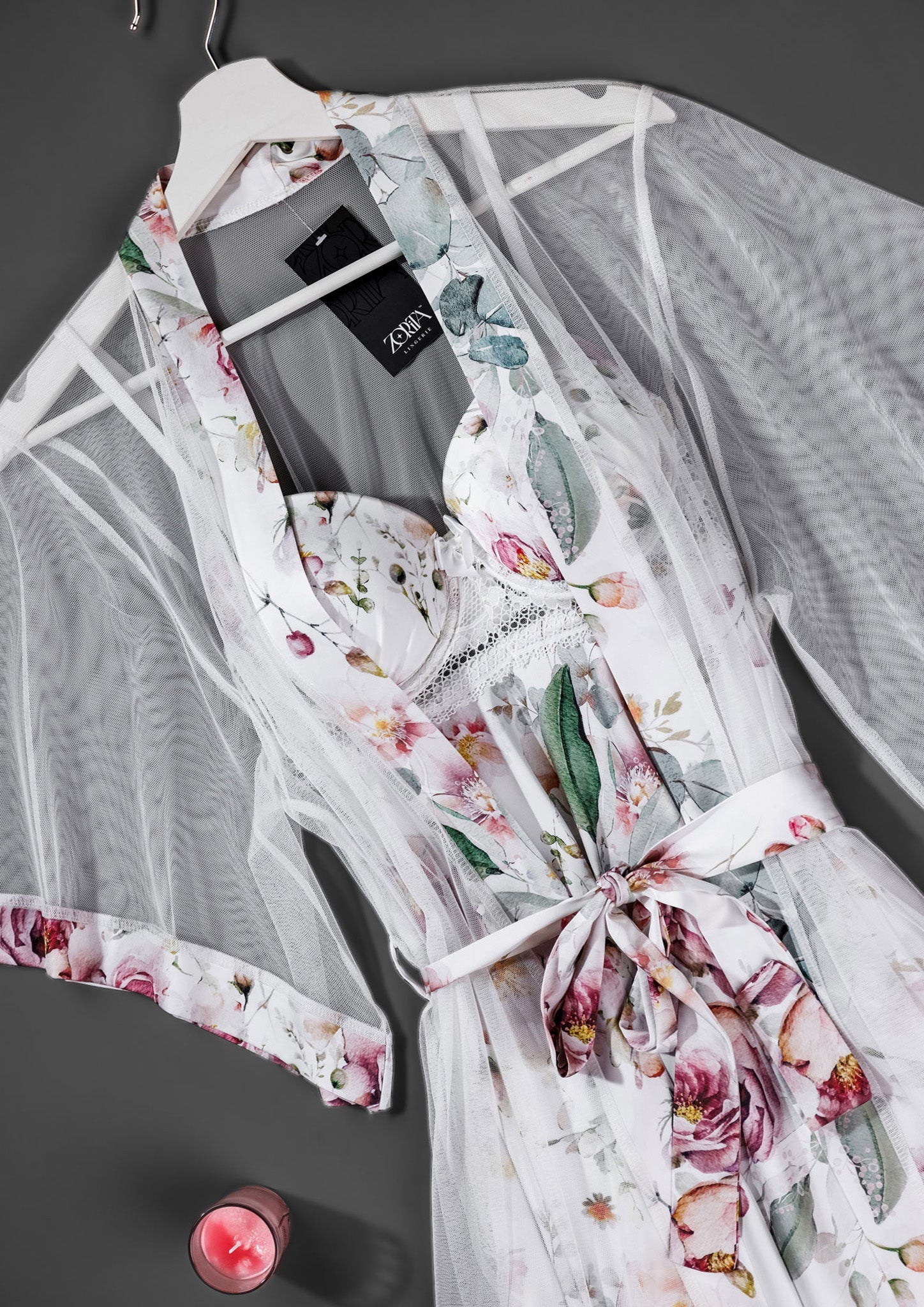 FLORAL ROBE SET 6082 - Belle Bonjour
