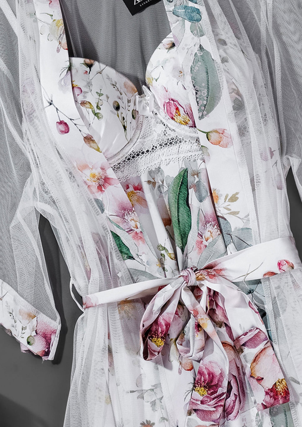 FLORAL ROBE SET 6082 - Belle Bonjour