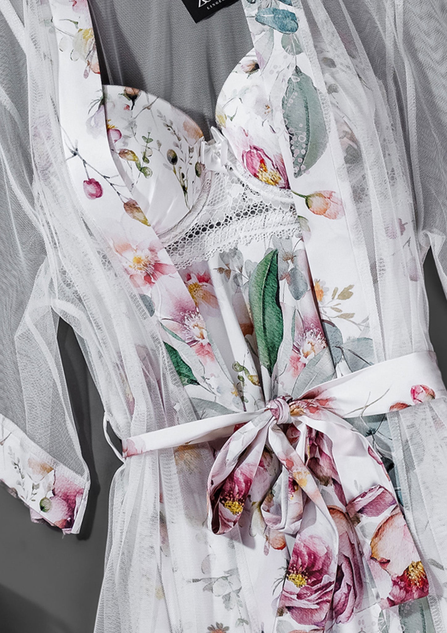 FLORAL ROBE SET 6082 - Belle Bonjour