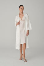 LILY vegan silk-satin 6-piece bridal set – Ivory (1)