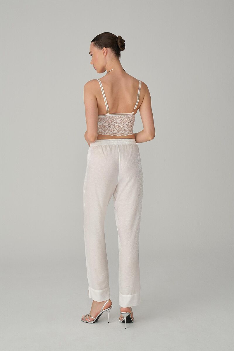 LILY vegan silk-satin 6-piece bridal set – Ivory (7)