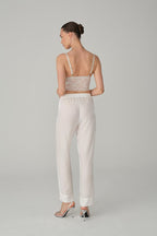 LILY vegan silk-satin 6-piece bridal set – Ivory (7)