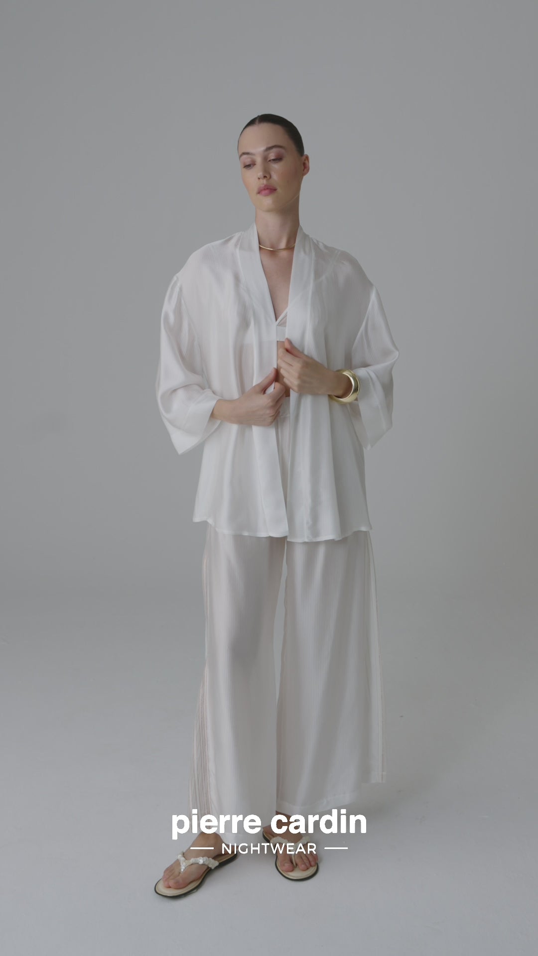 PRINCESS — 6-Piece Vegan Silk Satin Bridal Set · Ivory