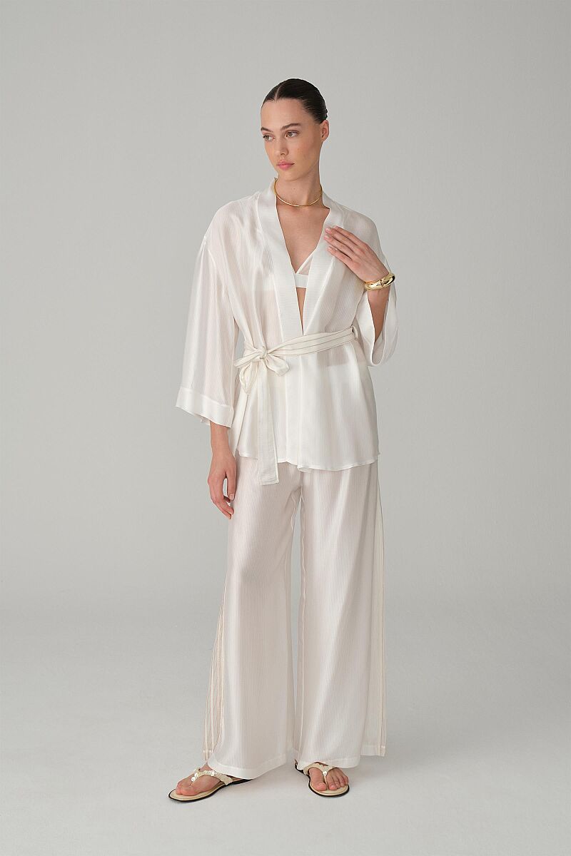 PRINCESS vegan silk-satin 6-piece bridal set – Ivory (4)