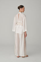 PRINCESS vegan silk-satin 6-piece bridal set – Ivory (7)