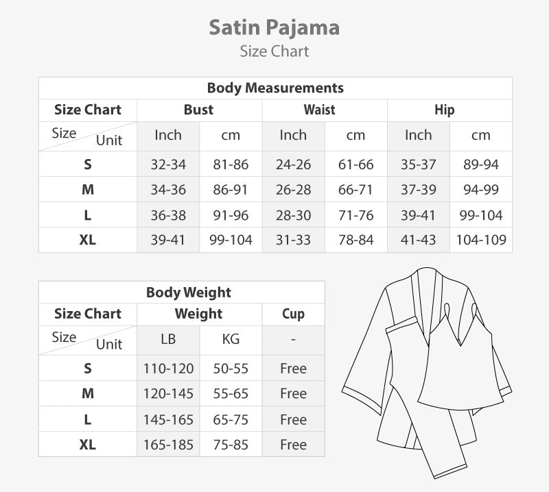 SATIN PAJAMA 2 PCS MODEL NUMBER 3458 - Belle Bonjour