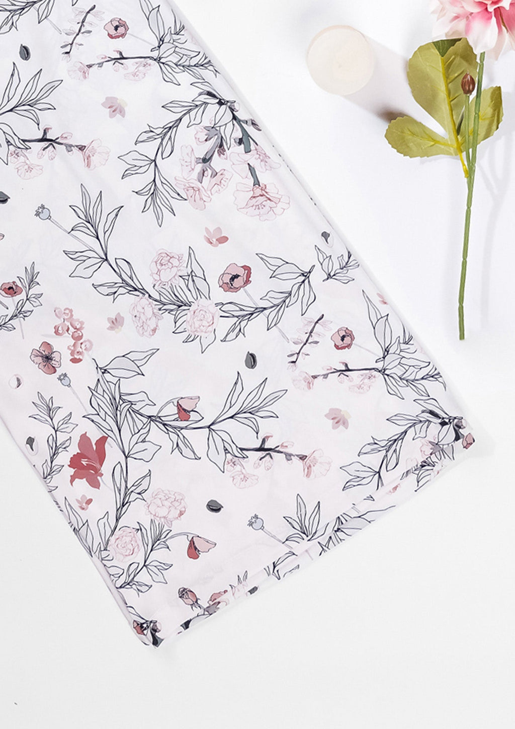 SATIN PAJAMA 2 PCS MODEL NUMBER 3458 - Belle Bonjour