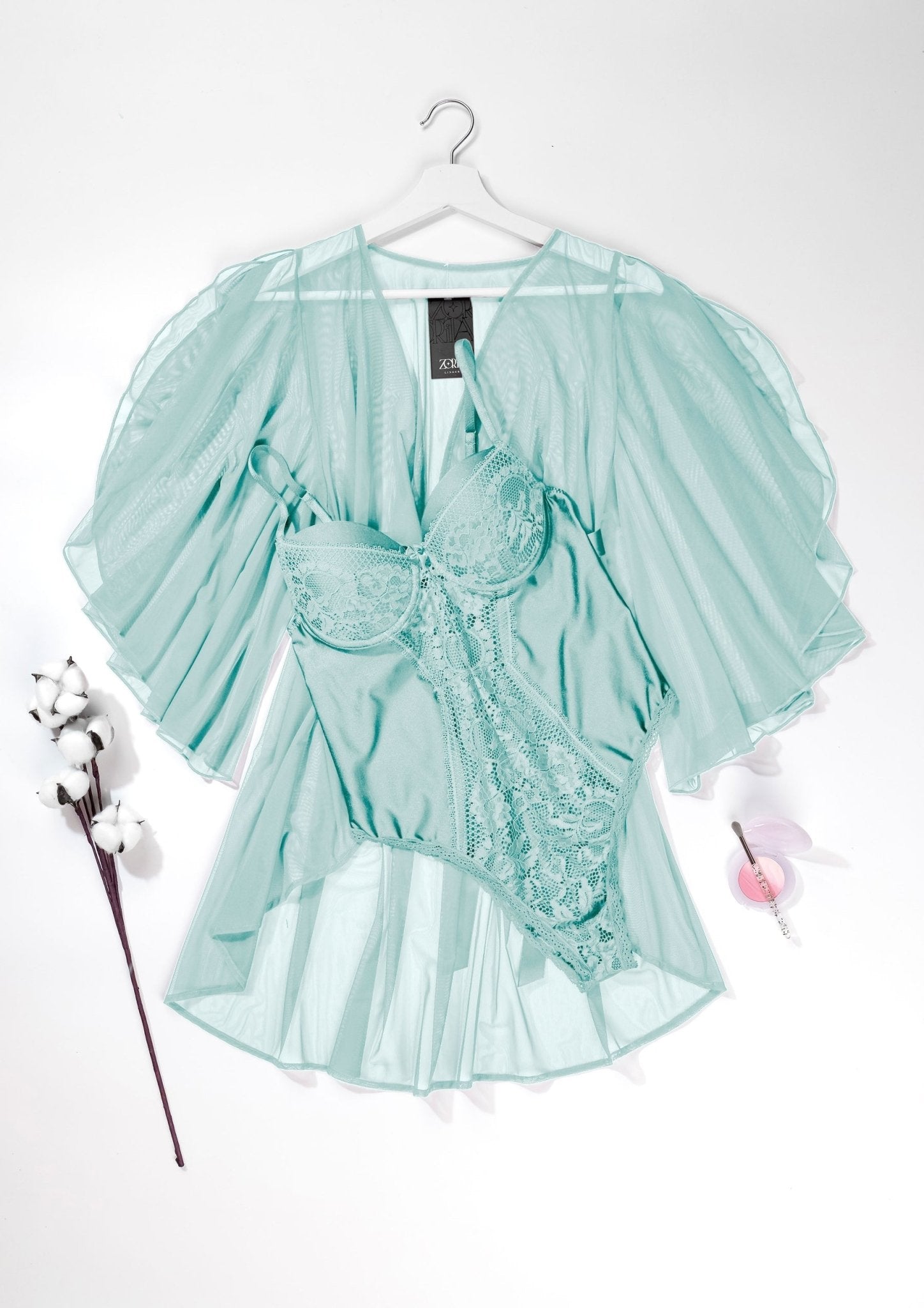 TEDDY ROBE SET 6077 - Belle Bonjour