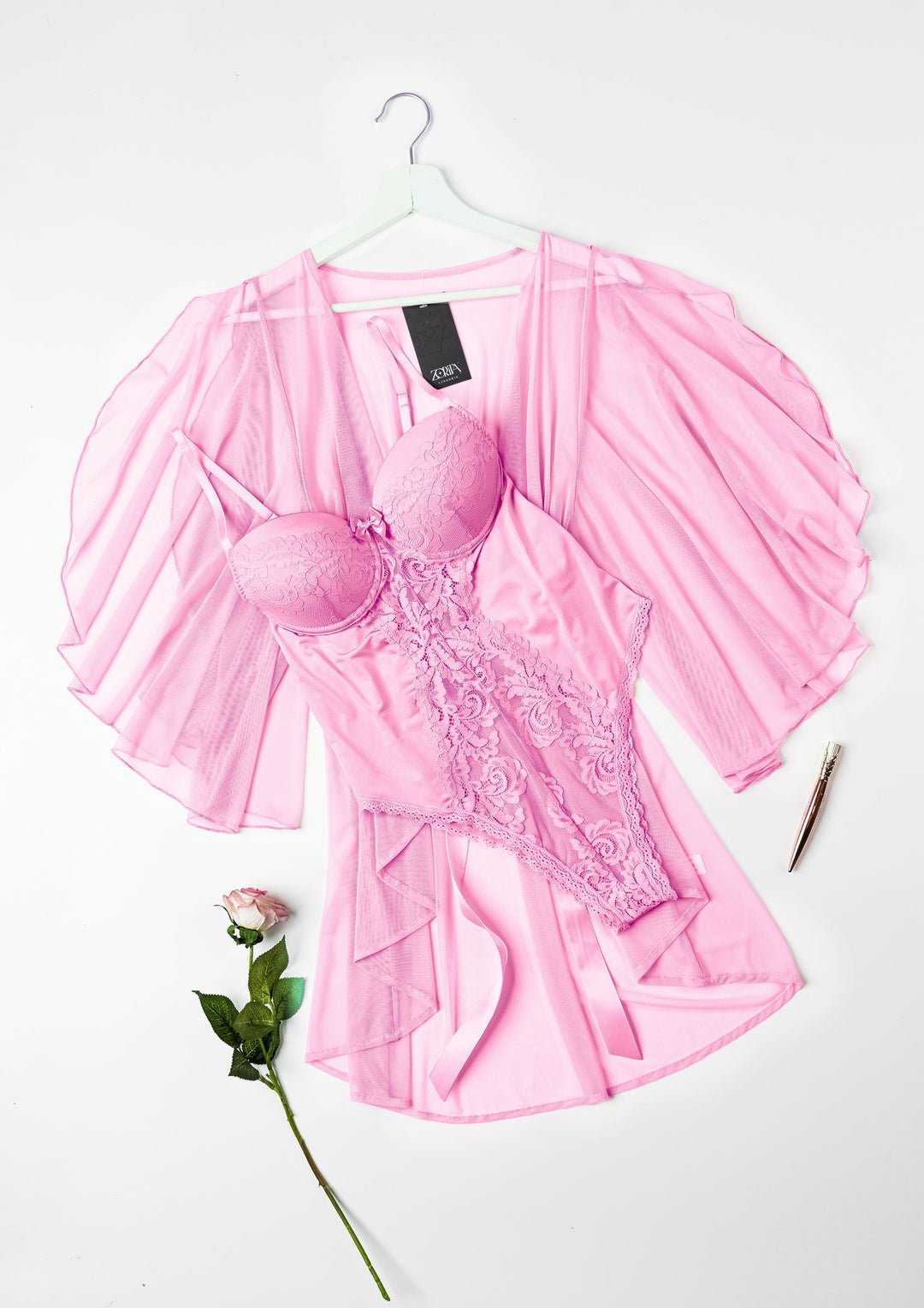 TEDDY ROBE SET 6077 - Belle Bonjour