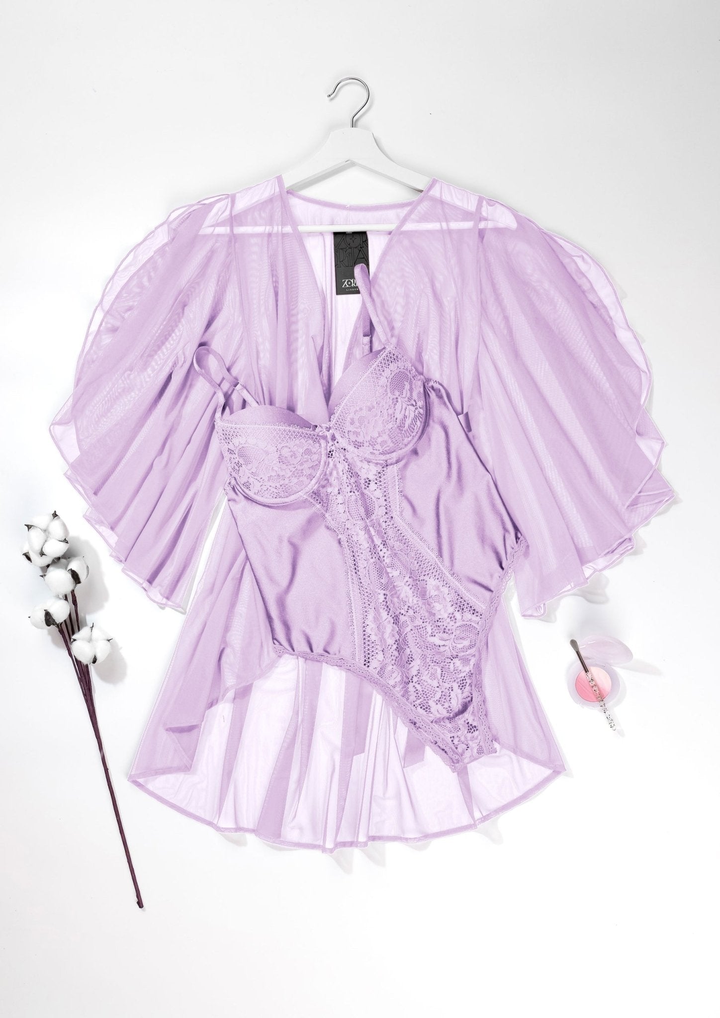 TEDDY ROBE SET 6077 - Belle Bonjour