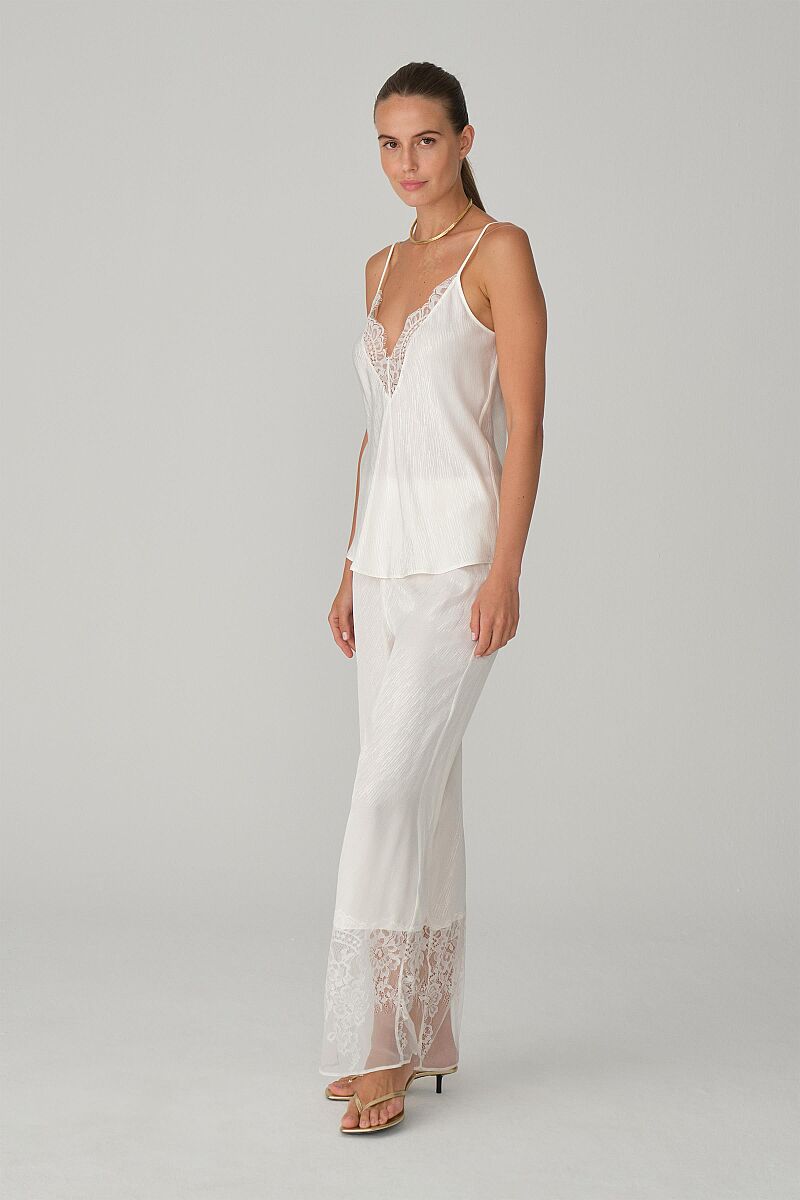 VALERIE jacquard vegan silk-satin 6-piece bridal set – Ivory (6)